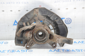 Цапфа со ступицей передняя левая Toyota Camry v40 с кожухом, с шаровой, гудит подшипник