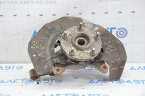 Цапфа со ступицей передняя левая Lexus RX300 RX330 RX350 RX400h 04-09 с кожухом, гудит подшипник