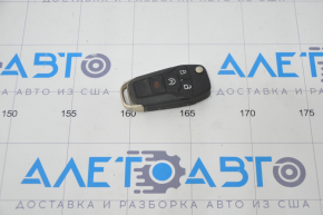 Ключ Ford Fusion mk5 13-16 4 кнопки, раскладной, с автозапуском