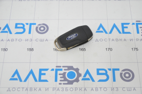 Ключ Ford Fusion mk5 13-16 4 кнопки, раскладной, с автозапуском