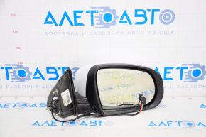 Зеркало боковое правое в сборе Jeep Cherokee KL 14-18 3 пина, белое