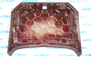 Капот голый Ford Fusion mk5 13-20 бордовый FQ, крашенный, вздулась краска, тычка