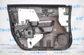 Capacul ușii, cartela frontală dreapta Honda CRV 12-14, neagră, cu inserție gri, pentru curățare