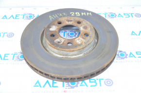 Placă de frână față stânga Audi A4 B8 08-16 tip 1 320/29mm ruginită