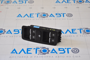 Controlul geamului electric din față, stânga, VW Passat b7 12-15 SUA, negru, crom, dungi.