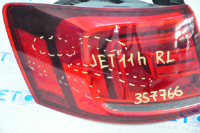 Фонарь внешний крыло левый VW Jetta 12-18 USA led, hybrid, царапины