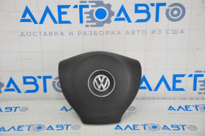 Airbagul de siguranță în volanul șoferului VW Jetta 11-14 USA tip 2, negru.