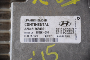 Блок ECU компьютер двигателя Hyundai Sonata 15-19 2.4