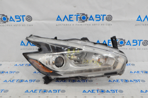 Far dreapta față Nissan Murano z52 15-18, gol, halogen, întunecată.