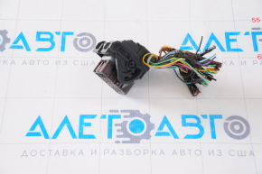 Modulul de control al motorului Infiniti JX35 13-15, cipul pe blocul ECU, maro.