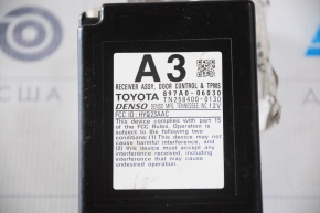 ANSAMBLUL DE RECEPTOR, CONTROL AL UȘII ȘI SISTEMUL DE MONITORIZARE A PRESIUNII ANVELOPELOR Toyota Camry v55 15-17 SUA