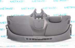 Torpedo panoul frontal cu AIRBAG pentru Chevrolet Volt 11-15, negru cu insertie rosie pentru perna de aer