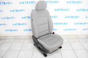 Scaun de pasager Hyundai Elantra AD 17-20 fără airbag, material textil gri, necesită curățare chimică