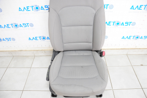 Scaun de pasager Hyundai Elantra AD 17-20 fără airbag, material textil gri, necesită curățare chimică