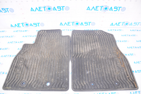 Set de covorașe Chevrolet Volt 11-15 din cauciuc, negru