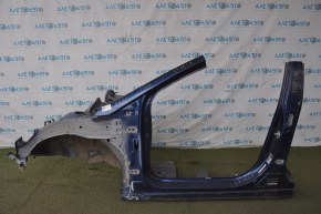 Panoul frontal stânga Hyundai Sonata 15-19 albastru cu stâlp central, bare