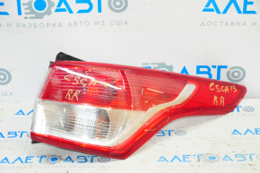 Lampa exterioară aripă dreapta Ford Escape MK3 13-16 pre-restilizare, topită, necesită polizare.