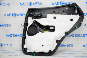 Capacul usii, cartela din spate stanga pentru Hyundai Santa FE Sport 13-18, negru cu insertie gri.