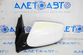 Oglindă laterală stângă Hyundai Santa FE Sport 13-16 pre-restilizare 5 pini albă