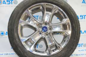 Roată de 18 inch pentru Ford Escape MK3 13-19, tip 1 crom, jantă ușoară, zgârieturi.