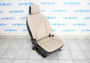 Scaun de pasager Chevrolet Volt 11-15 cu airbag, manual, piele bej.