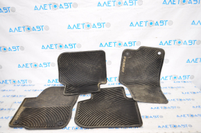 Set de covorașe VW Passat b7 12-15 SUA negre, din cauciuc