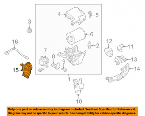 Воздуховод на коллектор Ford Focus mk3 11-18 2.0