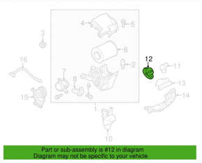 Tubul de admisie pentru filtrul de aer inferior Ford Focus mk3 11-18 2.0