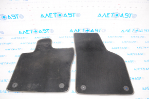 Set de covorașe VW Jetta 11-18 SUA, material textil negru.