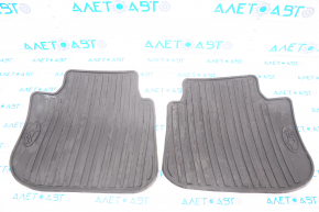 Set de covorașe pentru interiorul mașinii Subaru Outback 15-19, cauciuc, negru