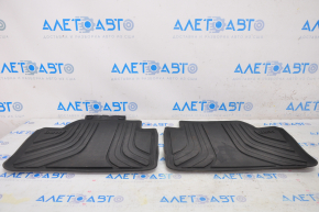 Set de covorașe pentru interiorul BMW 3 F30 12-18 cauciuc negru