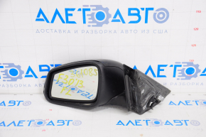 Oglindă laterală stângă BMW 3 F30 4d 13-18 SUA 5 pini, suport de montare, semnalizator, negru