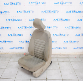 Scaun șofer Ford Fusion mk5 17-20 fără airbag, electric, material textil gri, de curățat chimic