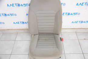 Scaun pasager Ford Fusion mk5 17-20 fără airbag, electric, material textil gri, necesită curățare chimică