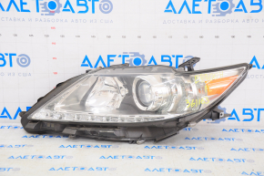 Far stânga față asamblată Lexus ES300h ES350 13-15 pre-restilizare, xenon + LED DRL, nisip