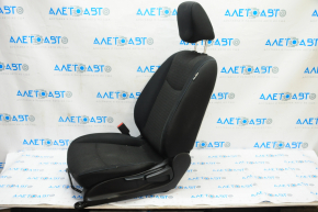 Scaun șofer Nissan Leaf 13-17 fără airbag, manual, încălzire, material textil negru.