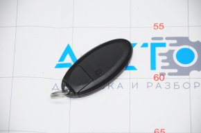 Ключ smart key на 4 кнопки Nissan Leaf 13-17 полез хром