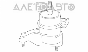 Perna motorului stânga Toyota Camry v55 15-17 2.5 SUA, ruginită