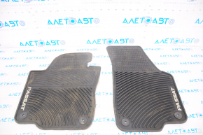 Set de covorașe VW Passat b7 12-15 SUA negre, din cauciuc