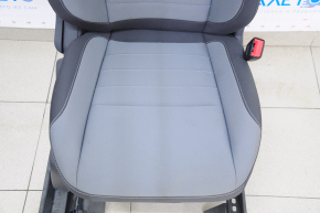 Scaun de pasager Ford Escape MK3 17- fără airbag, manual, din material textil, negru-gri