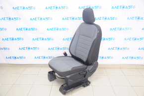 Scaun șofer Ford Escape MK3 13-19 fără airbag, manual, material textil, negru-gri.