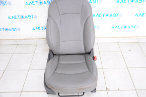 Scaun de pasager Hyundai Sonata 11-15 cu airbag, manual, piele gri, necesită curățare chimică