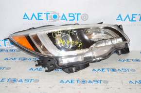 Far dreapta față Subaru Outback 15-17 goală, fără ornament, halogen, întunecată, zgârieturi.