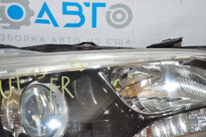 Фара передняя правая Subaru Outback 15-17 голая, дорест, галоген, темная, сколы