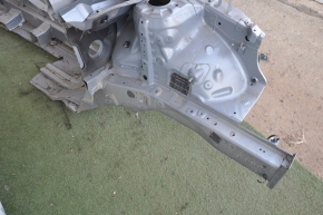 Panoul frontal stânga Hyundai Sonata 11-15 argintiu cu stâlp central, bare