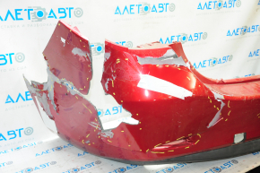 Бампер задний голый Mazda 6 14-17 usa красный 41V, отсут фрагм, порван, слом креп, прижат, царап