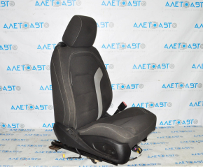 Scaun de pasager Chevrolet Camaro 16 - airbag, electric, textil, negru-gri.