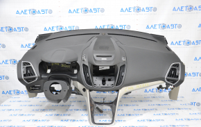 Torpedo panoul frontal cu AIRBAG Ford C-max MK2 13-18 negru zgâriat, uzat