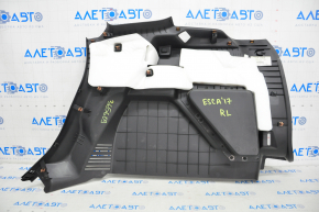 Capacul arcului stâng Ford Escape MK3 13-19 negru, fără subwoofer, zgârieturi