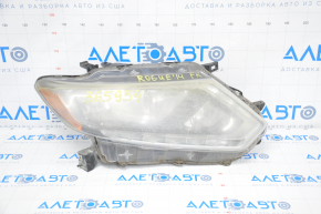 Far dreapta față Nissan Rogue 14-16, gol, cu halogen, pentru polizare.